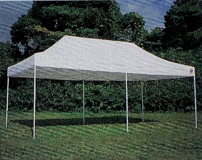 画像1: アルミ製ワンタッチ式テント300×600
